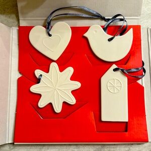 Arabia Finland New in Box set of 4 ornaments